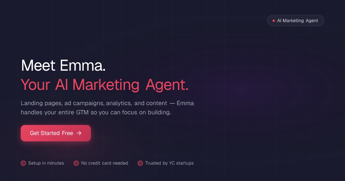 Emma by AgentWeb — Delegate Real Marketing Work to AI